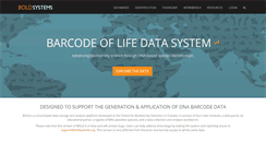 Desktop Screenshot of boldsystems.org